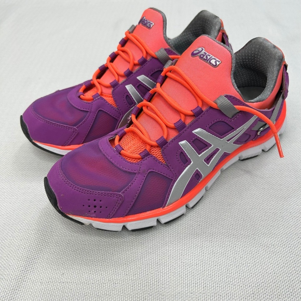 Asics Gel Synthesis Sneakers Womens 8.5 Training Running Shoes Purple Orange